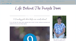 Desktop Screenshot of lifebehindthepurpledoor.com